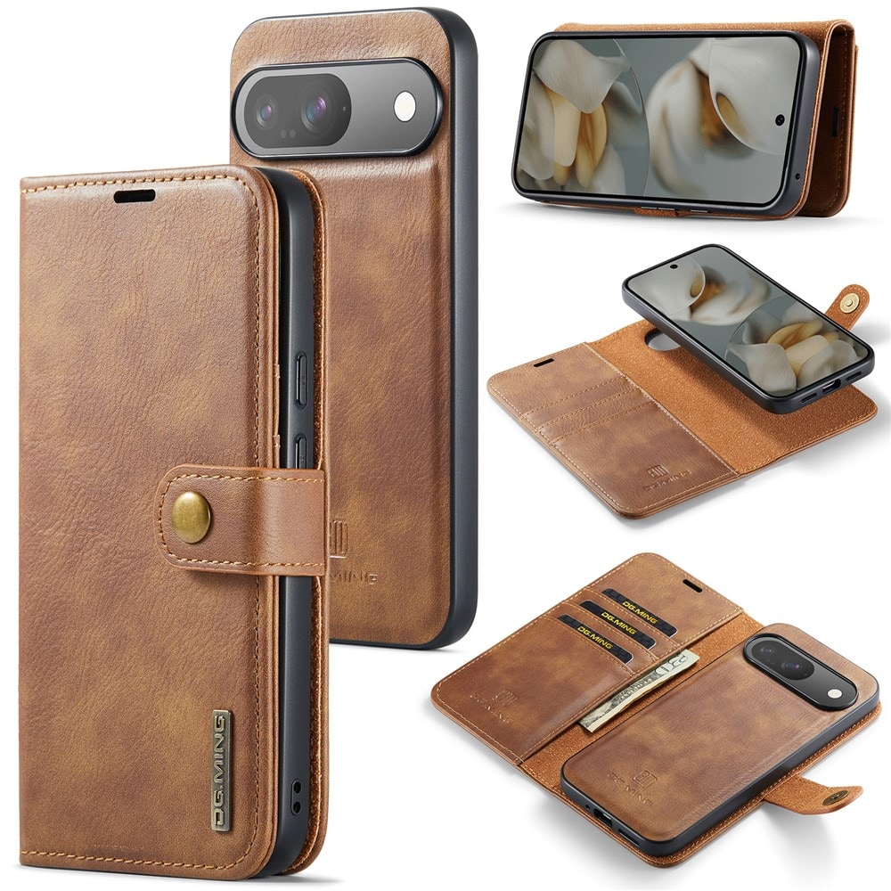 Google Pixel 10 Pro Pungetui med aftageligt cover, Cognac