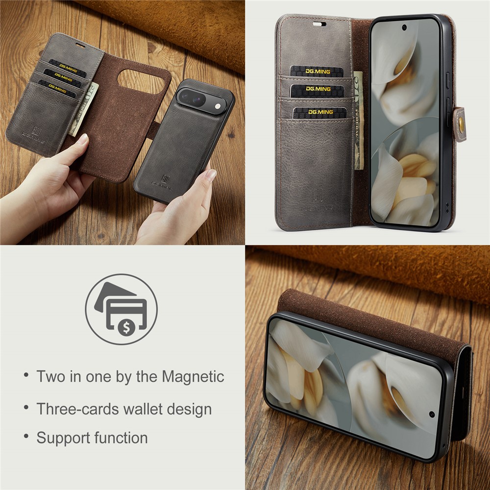 Google Pixel 10 Pungetui med aftageligt cover, Brown