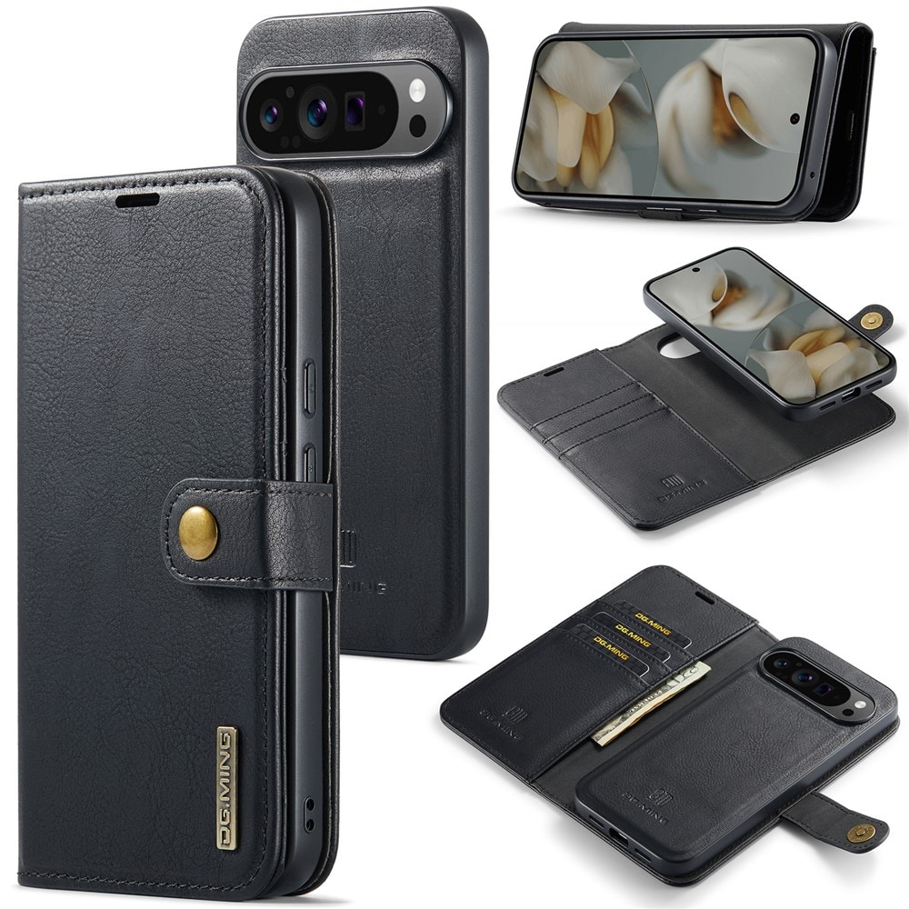 Google Pixel 10 Pro XL Pungetui med aftageligt cover, Black