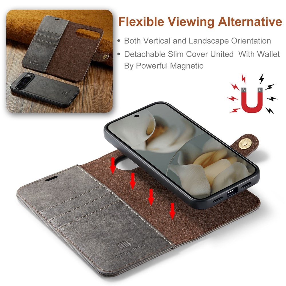Google Pixel 10 Pro XL Pungetui med aftageligt cover, Brown