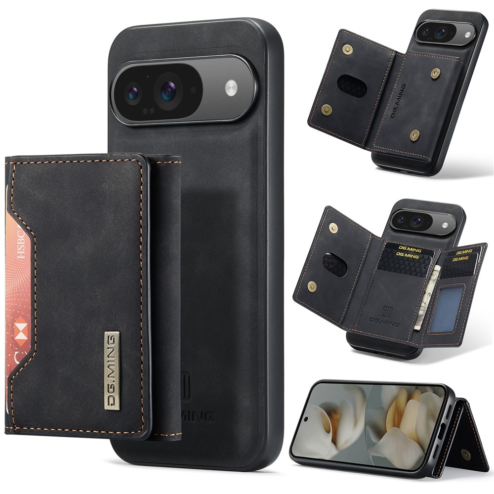 Google Pixel 10 Pro Cover med aftagelig pung, Sort