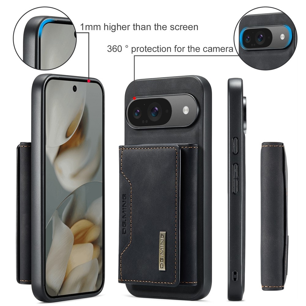 Google Pixel 10 Cover med aftagelig pung, Sort