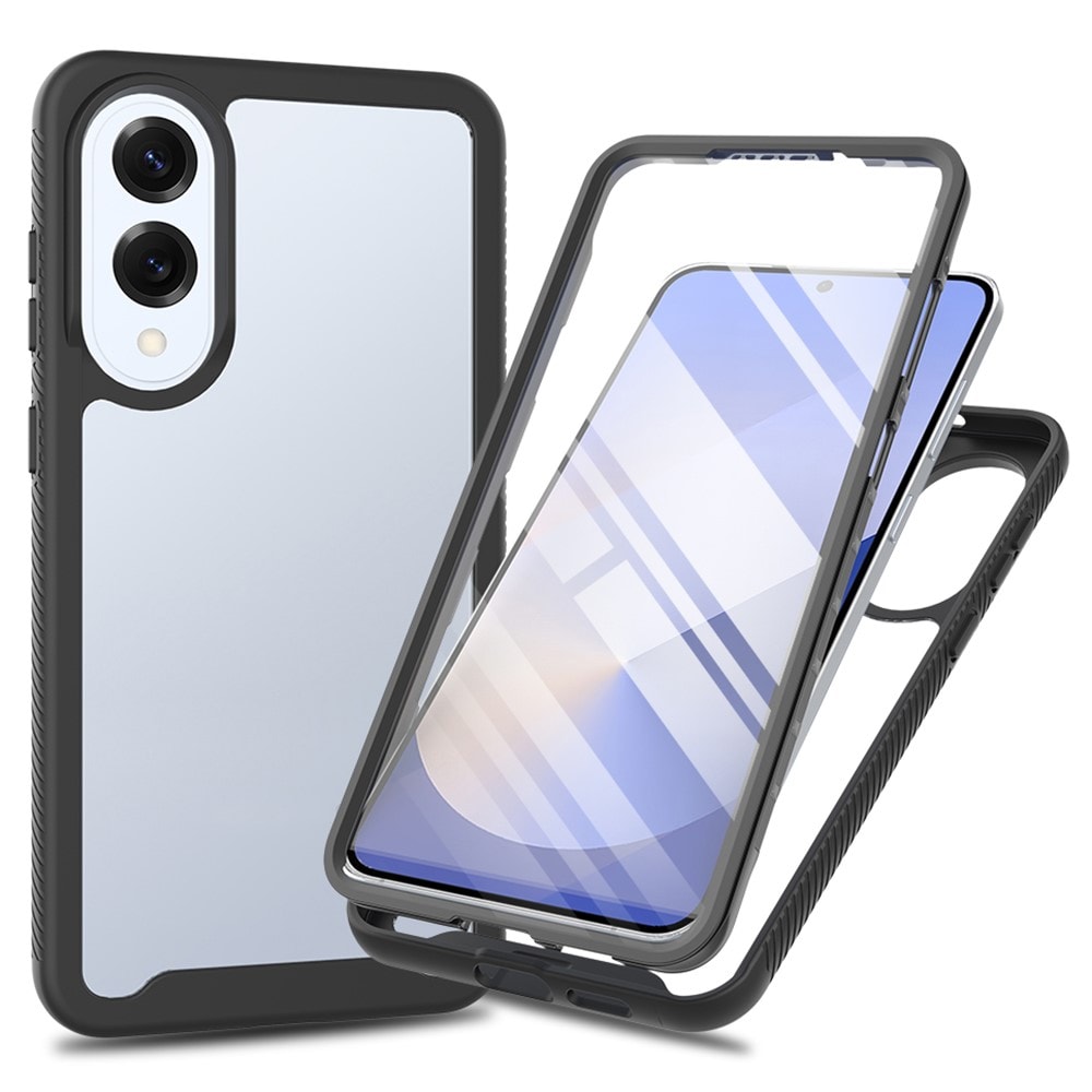 Samsung Galaxy S25 Edge Mobilcover Full Protection, Sort