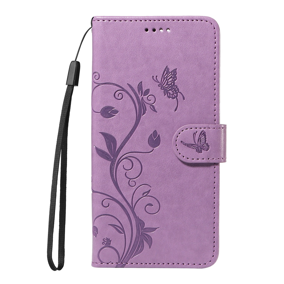 Oppo Reno 14 Mobiletui med sommerfugle, Lilla