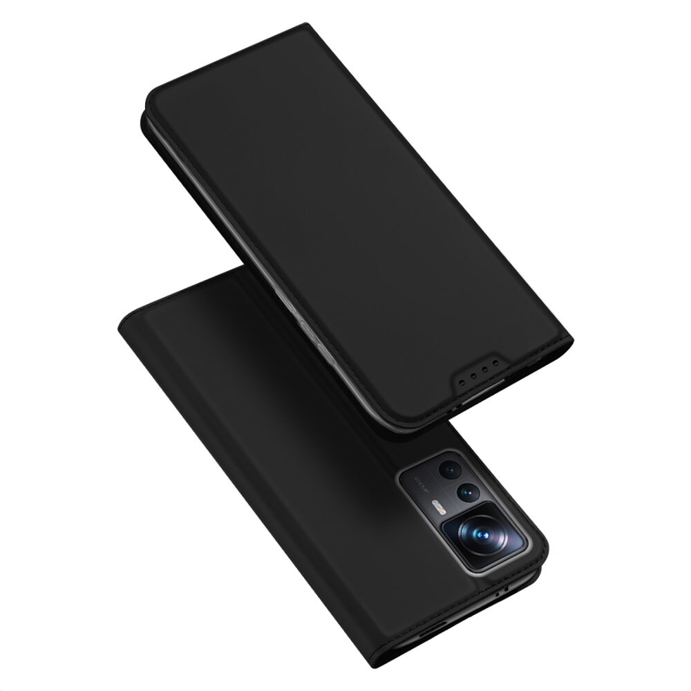 Xiaomi 12T/12T Pro Slankt mobiletui, Sort