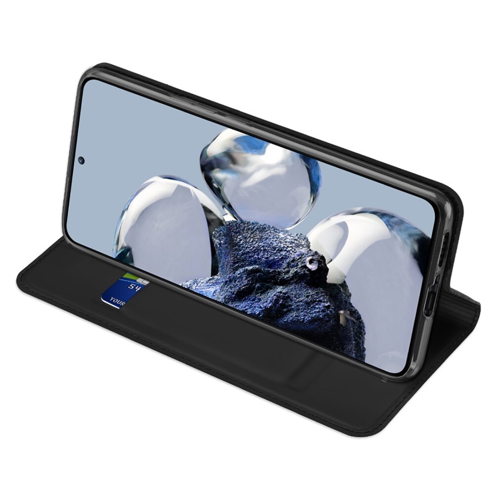 Xiaomi 12T/12T Pro Slankt mobiletui, Sort