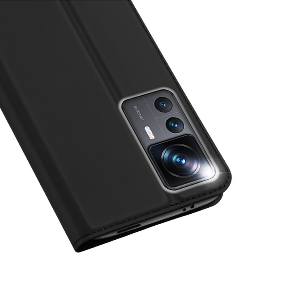 Xiaomi 12T/12T Pro Slankt mobiletui, Sort