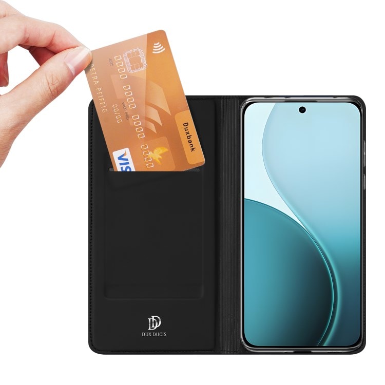 Oppo Reno 14 F Slankt mobiletui, Sort
