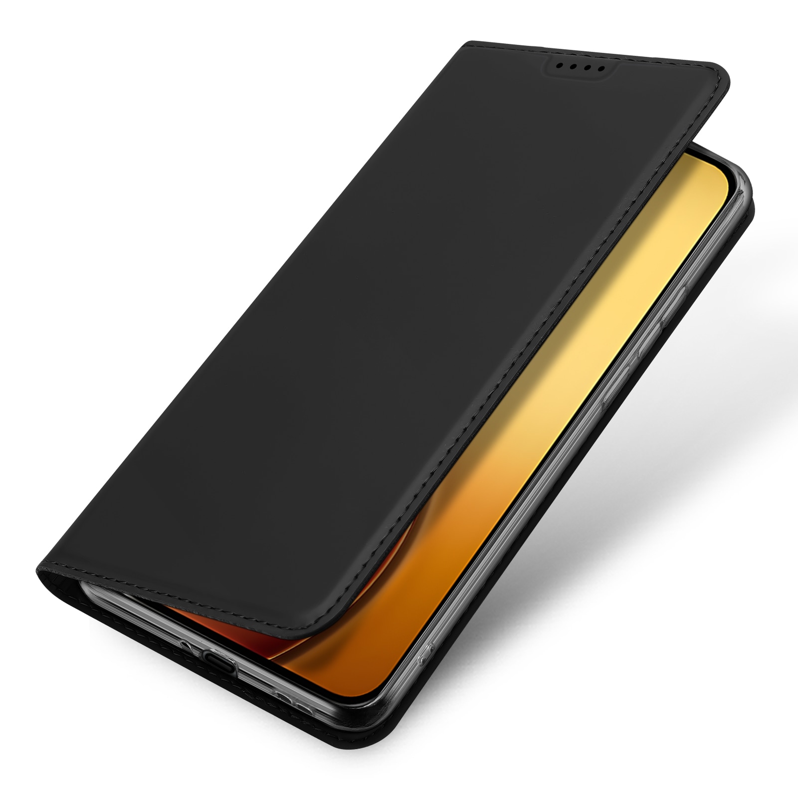 Oppo Reno 14 Slankt mobiletui, Sort