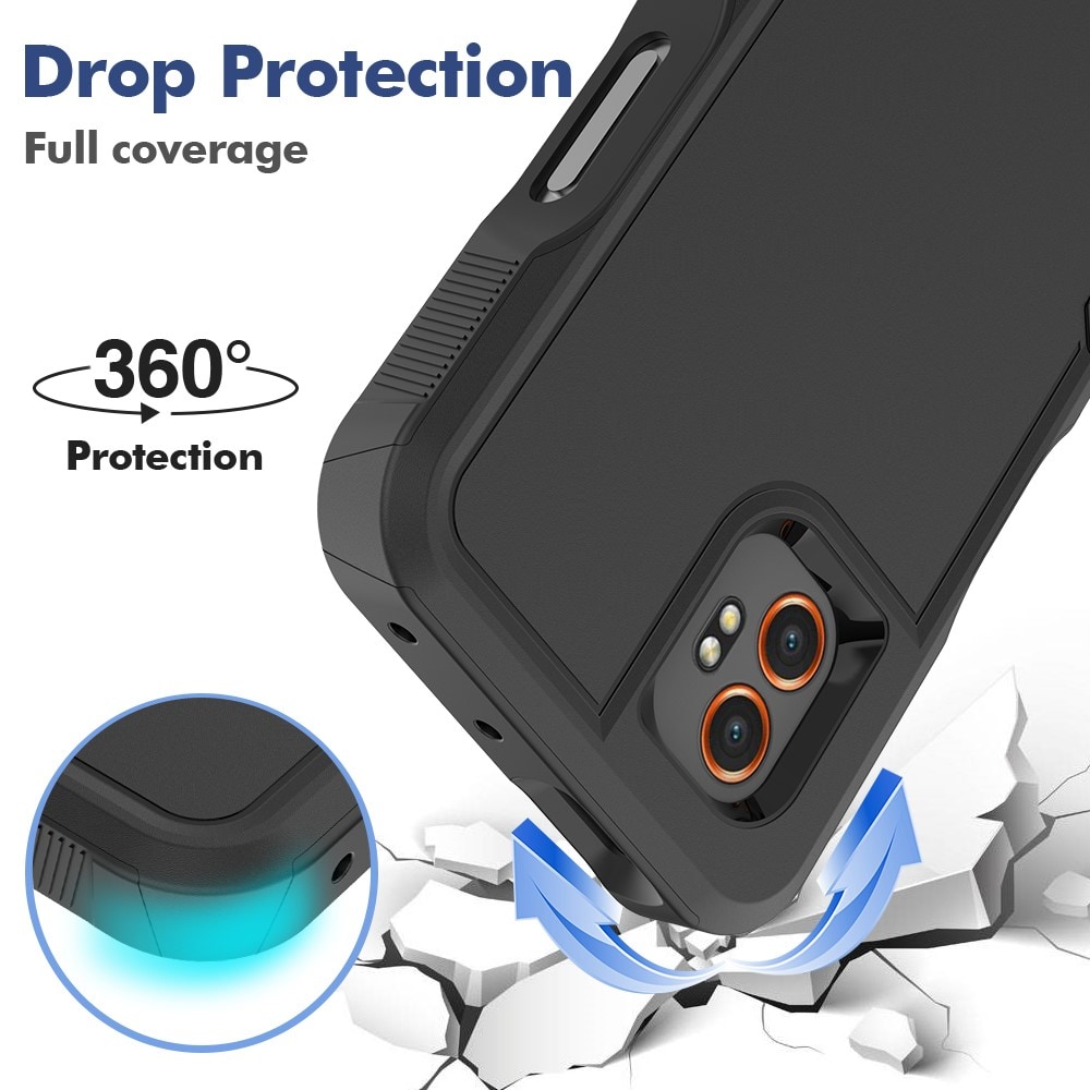 Samsung Galaxy Xcover 7 Pro Hybridcover Off-road, Sort