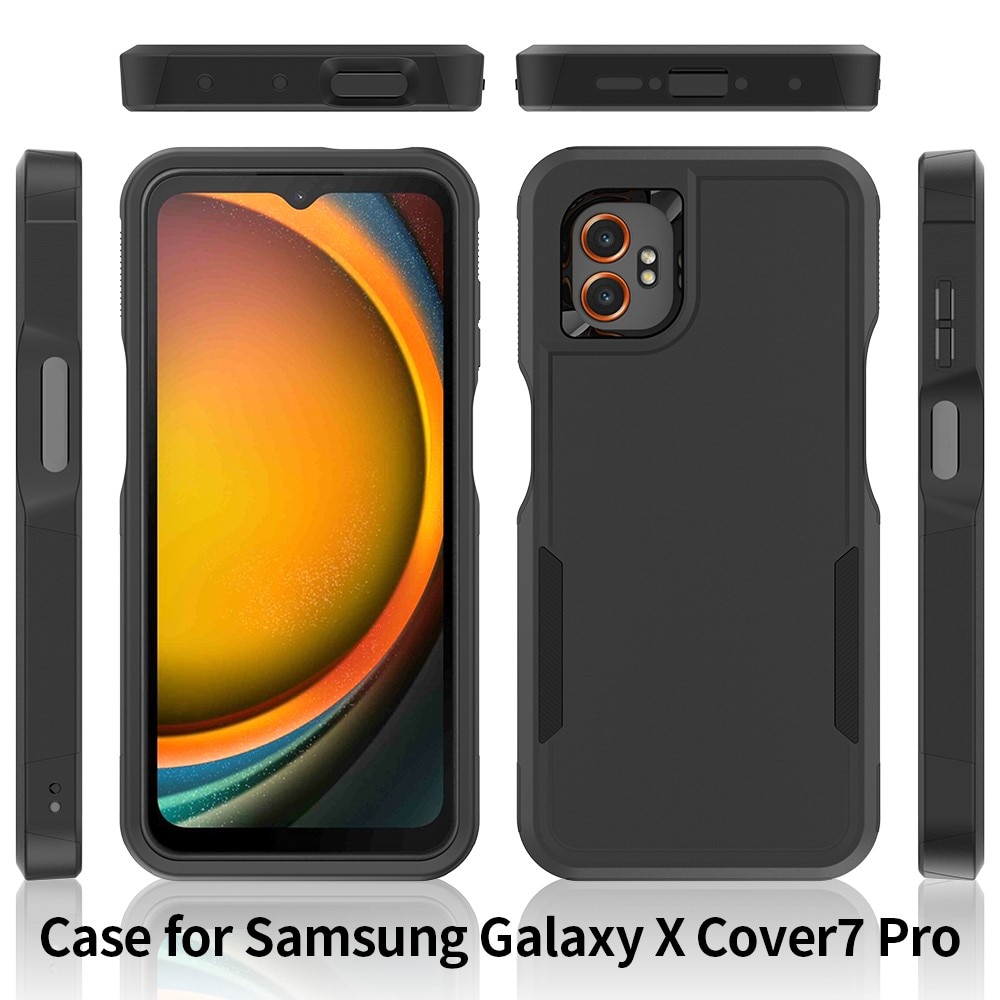 Samsung Galaxy Xcover 7 Pro Hybridcover Off-road, Sort