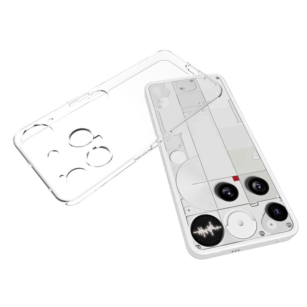 Nothing Phone 3 Tyndt TPU-cover, Gennemsigtig