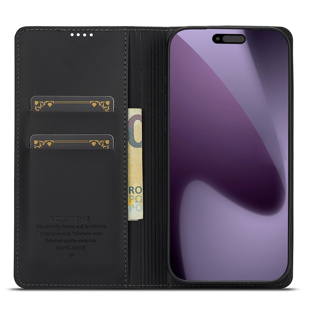 iPhone 17 Pro Max Slankt pungcover, Sort