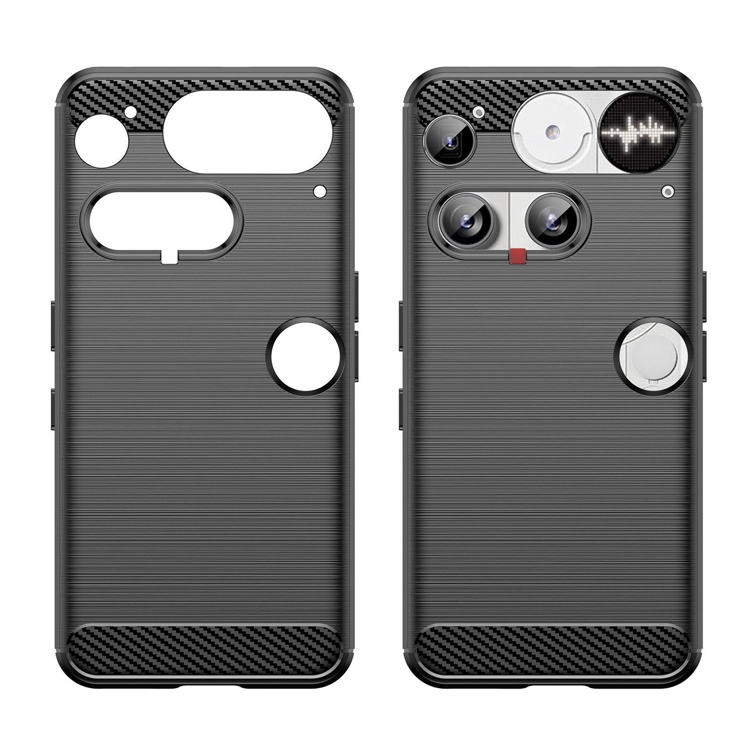 Nothing Phone 3 TPU-cover Brushed, Sort