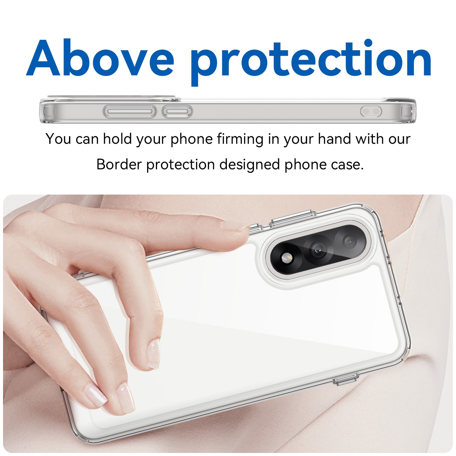  OnePlus Nord 5 Crystal Hybrid-cover, Gennemsigtig