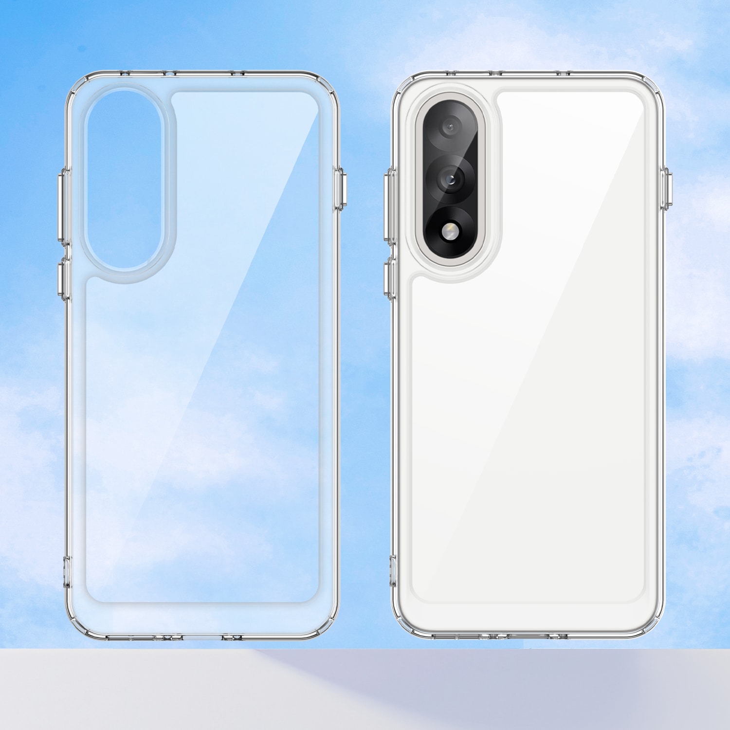  OnePlus Nord 5 Crystal Hybrid-cover, Gennemsigtig