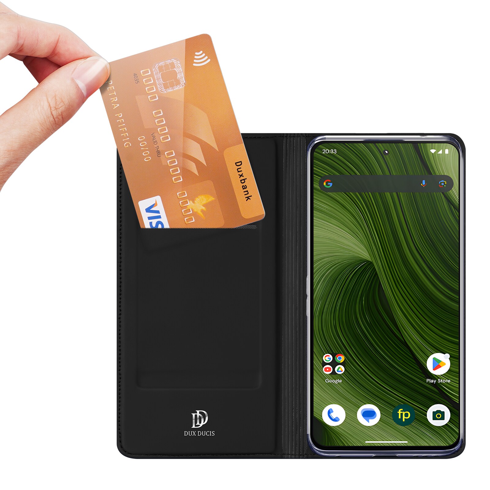  Fairphone 6 Slankt mobiletui, Sort