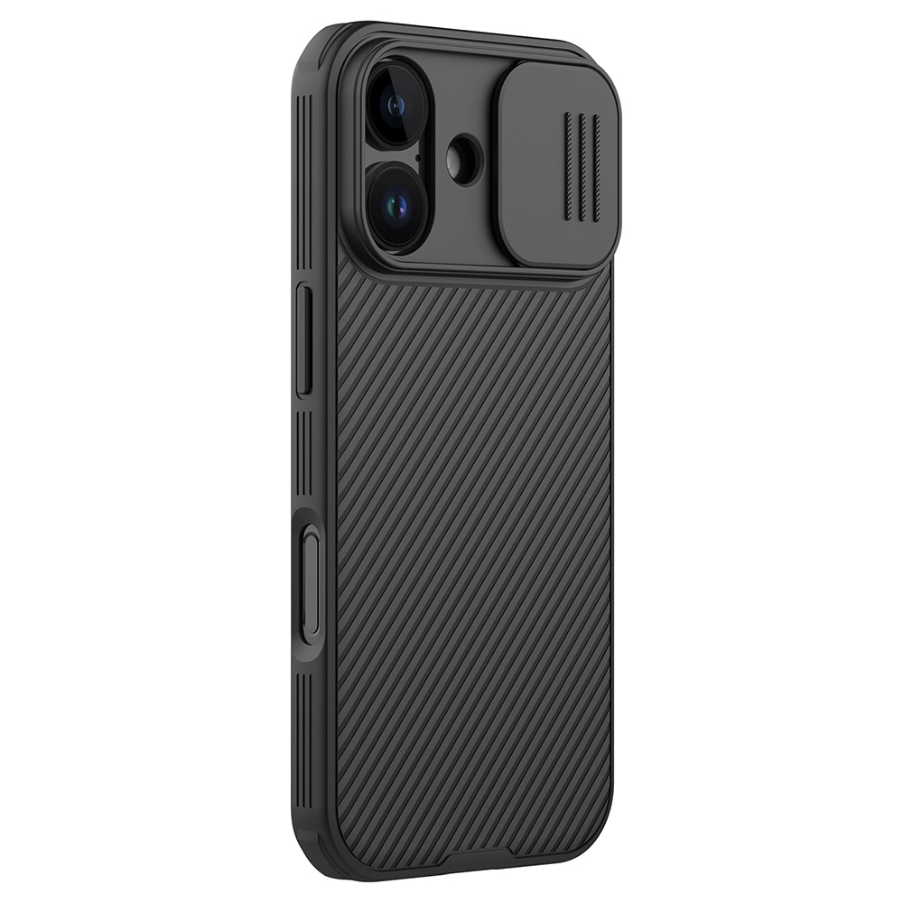 iPhone 17 Cover med kamerabeskyttelse - CamShield, Sort