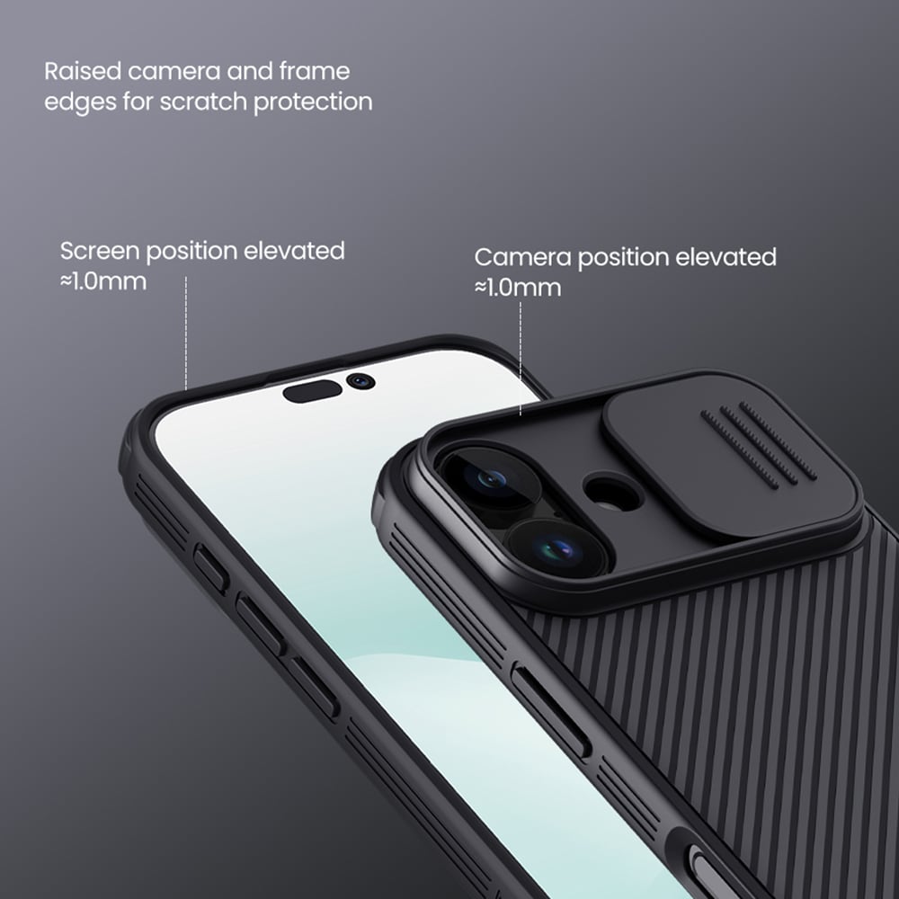iPhone 17 Cover med kamerabeskyttelse - CamShield, Grøn