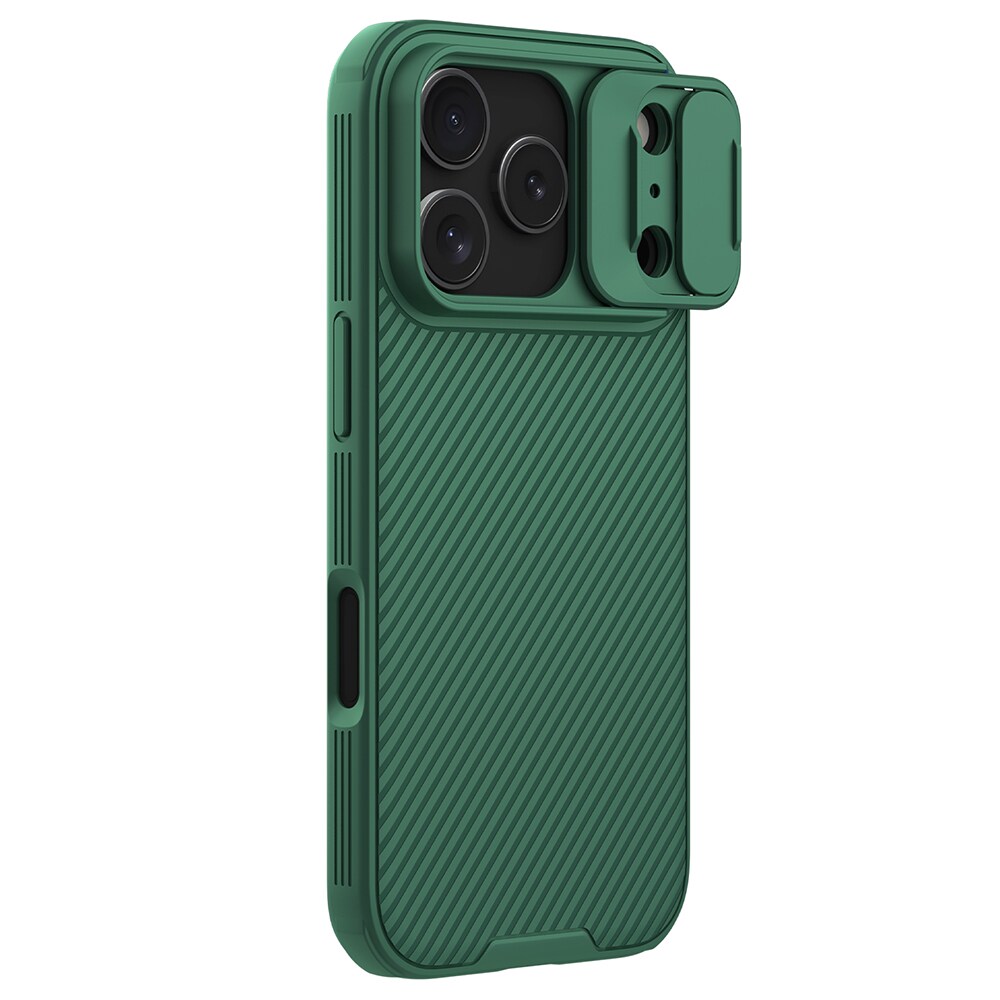 iPhone 17 Pro Cover med kamerabeskyttelse - CamShield, Grøn
