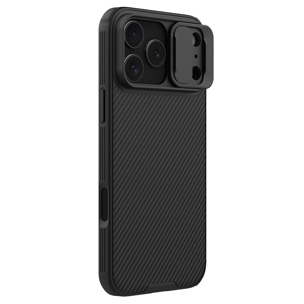iPhone 17 Pro Max Cover med kamerabeskyttelse - CamShield, Sort