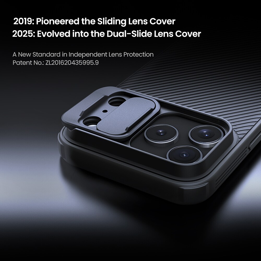 iPhone 17 Pro Max Cover med kamerabeskyttelse - CamShield, Blå
