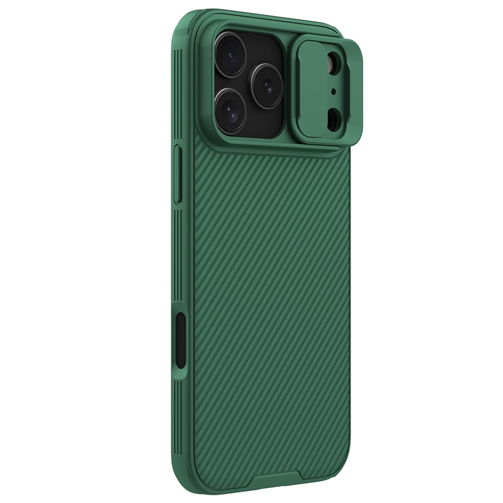 iPhone 17 Pro Max Cover med kamerabeskyttelse - CamShield, Grøn