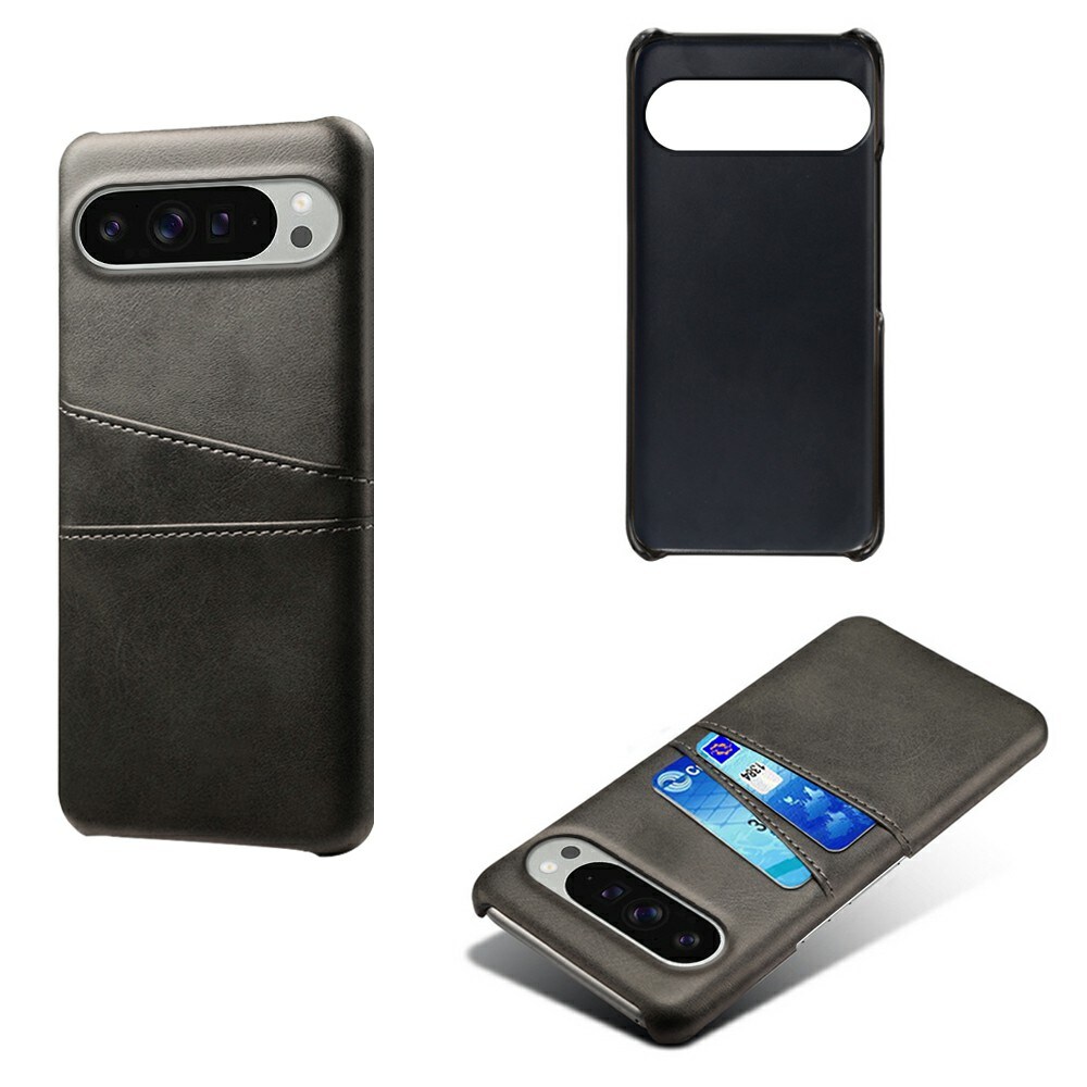 Google Pixel 10 Pro XL Smart cover med 2 kortholdere, Sort