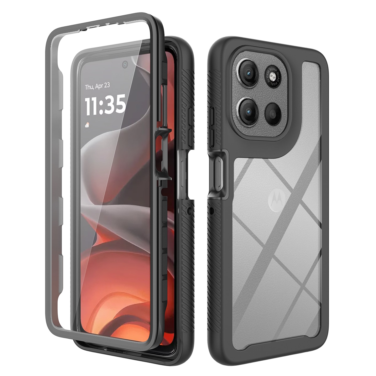 Motorola Moto G86 Mobilcover Full Protection, Sort