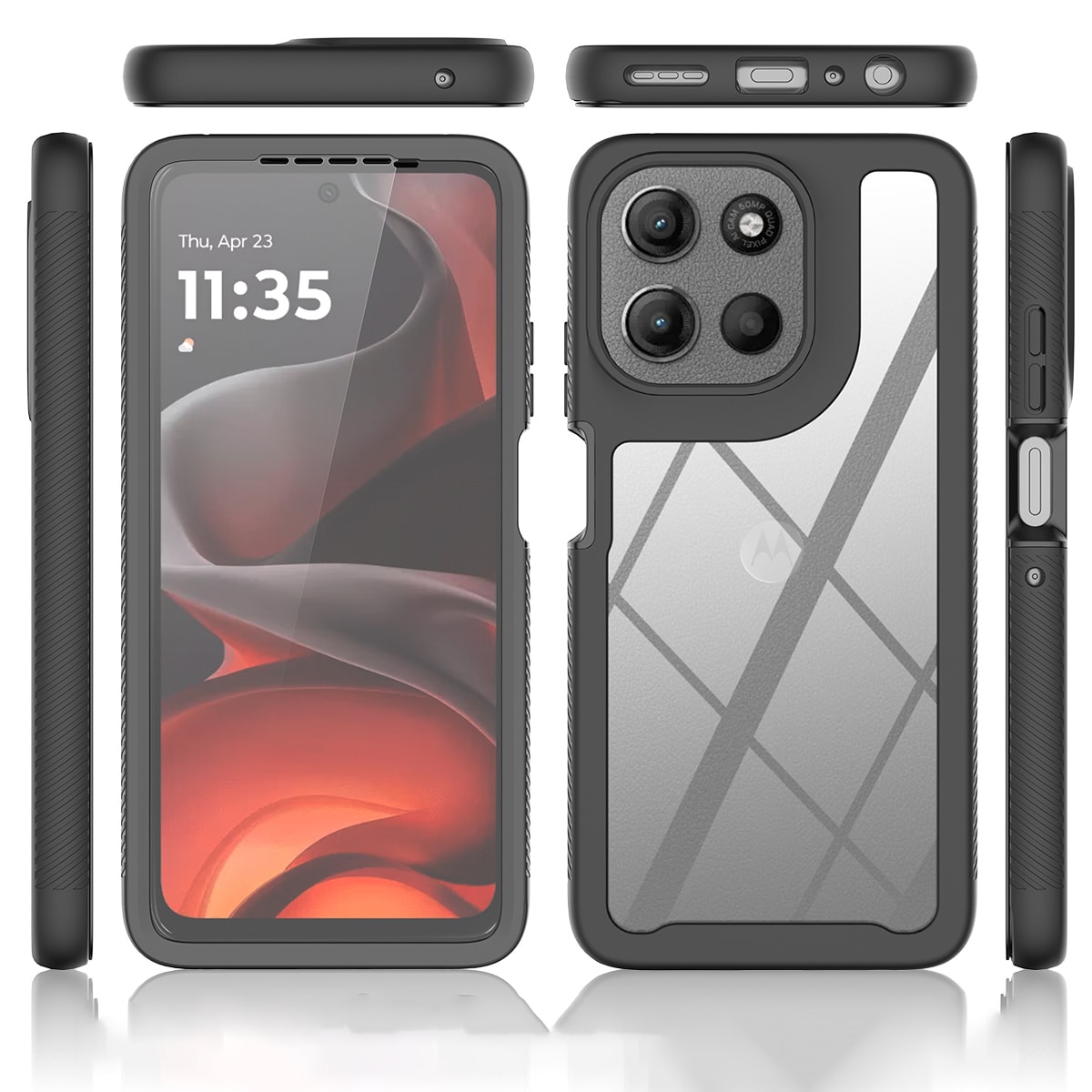 Motorola Moto G86 Mobilcover Full Protection, Sort