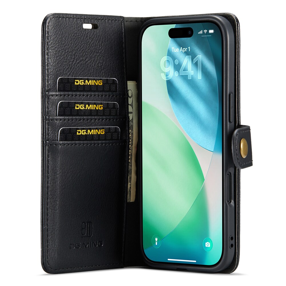 iPhone 17 Air Pungetui med aftageligt cover, Black