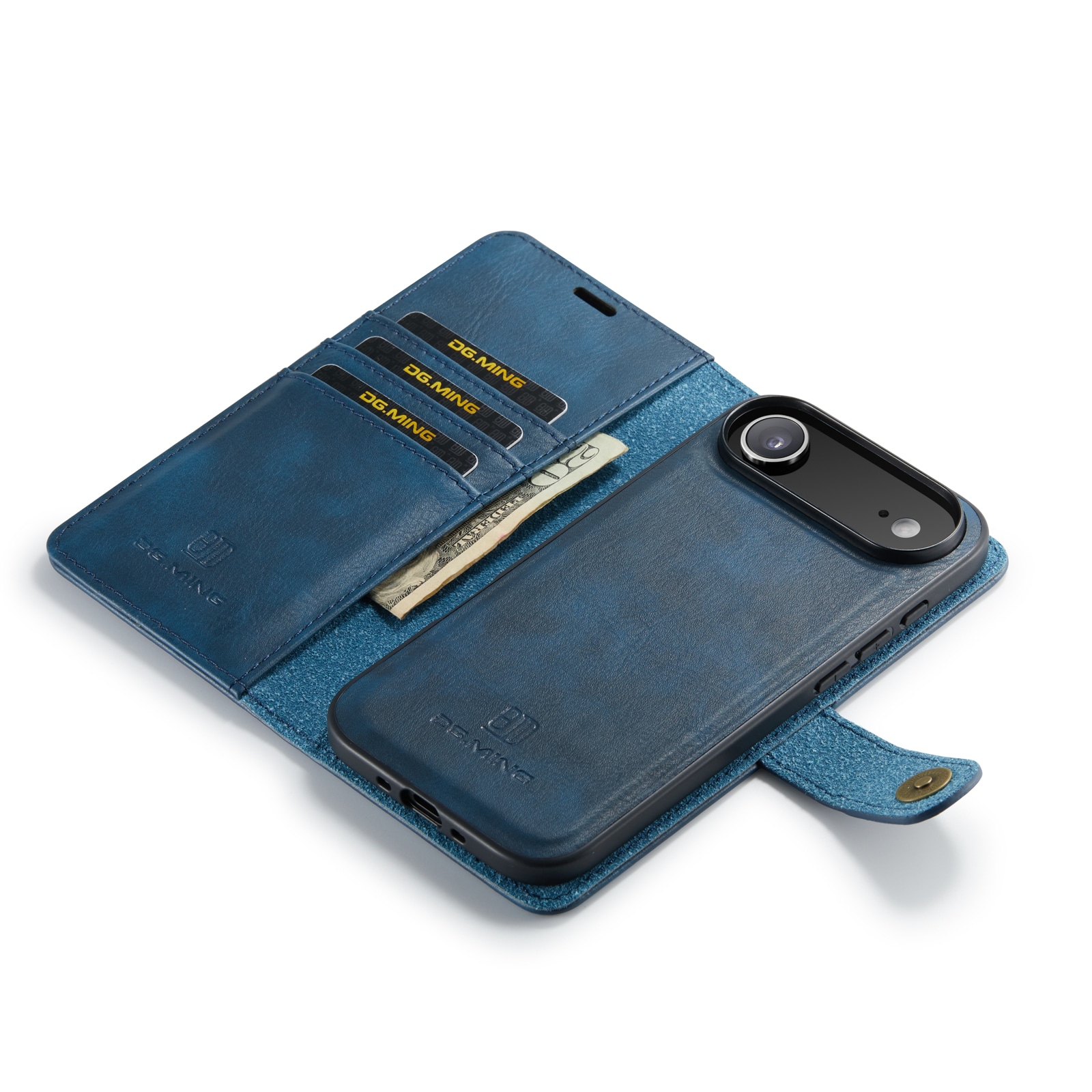 iPhone 17 Air Pungetui med aftageligt cover, Blue