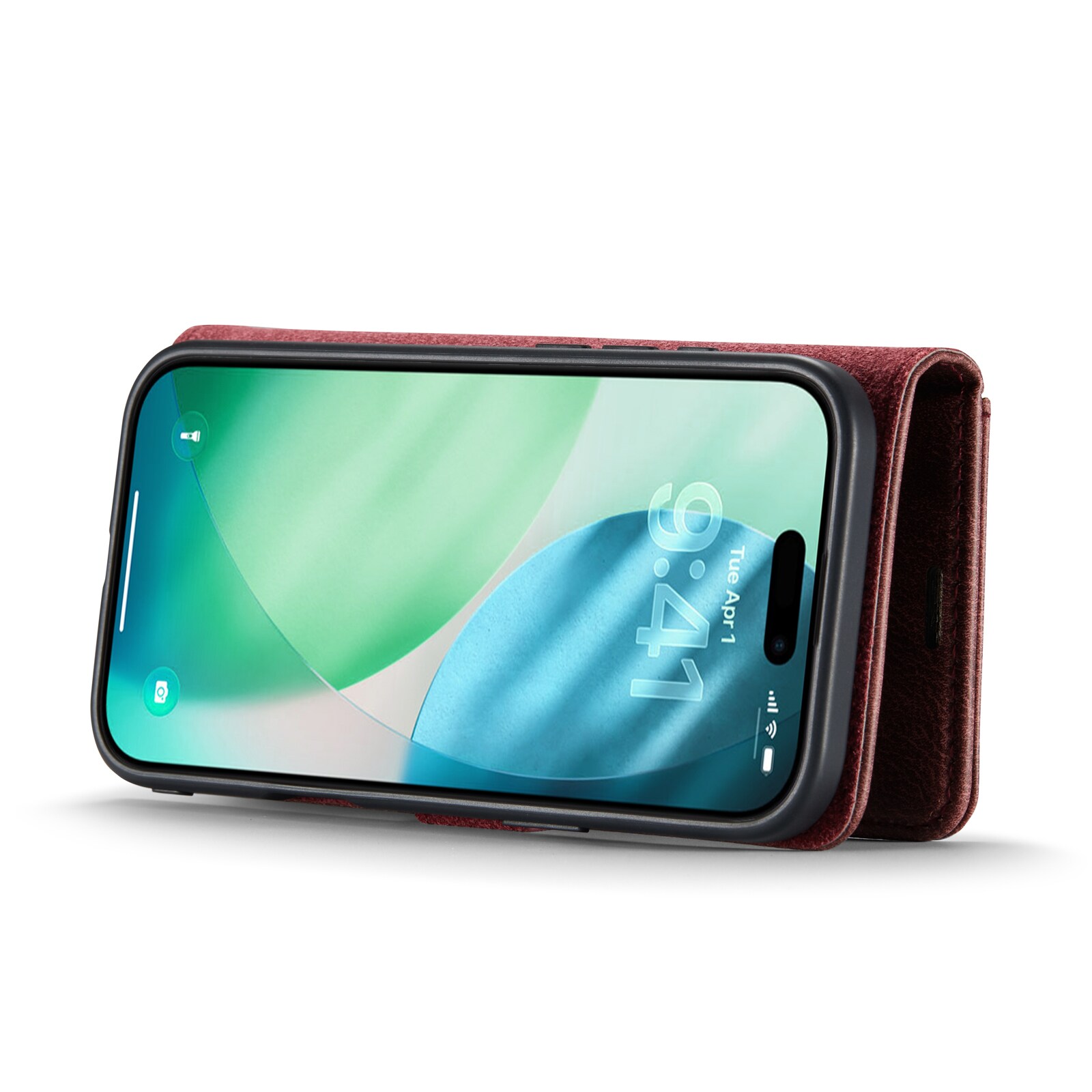 iPhone 17 Air Pungetui med aftageligt cover, Red