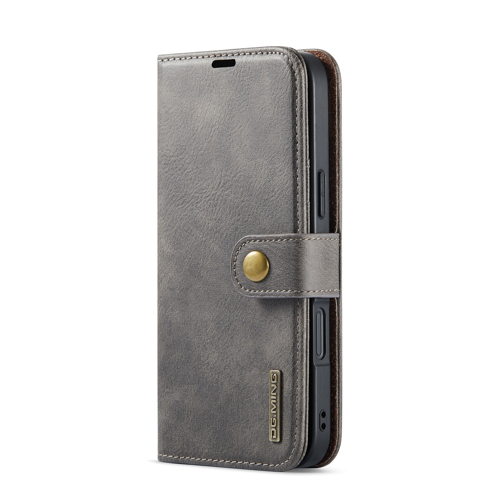 iPhone 17 Pungetui med aftageligt cover, Brown