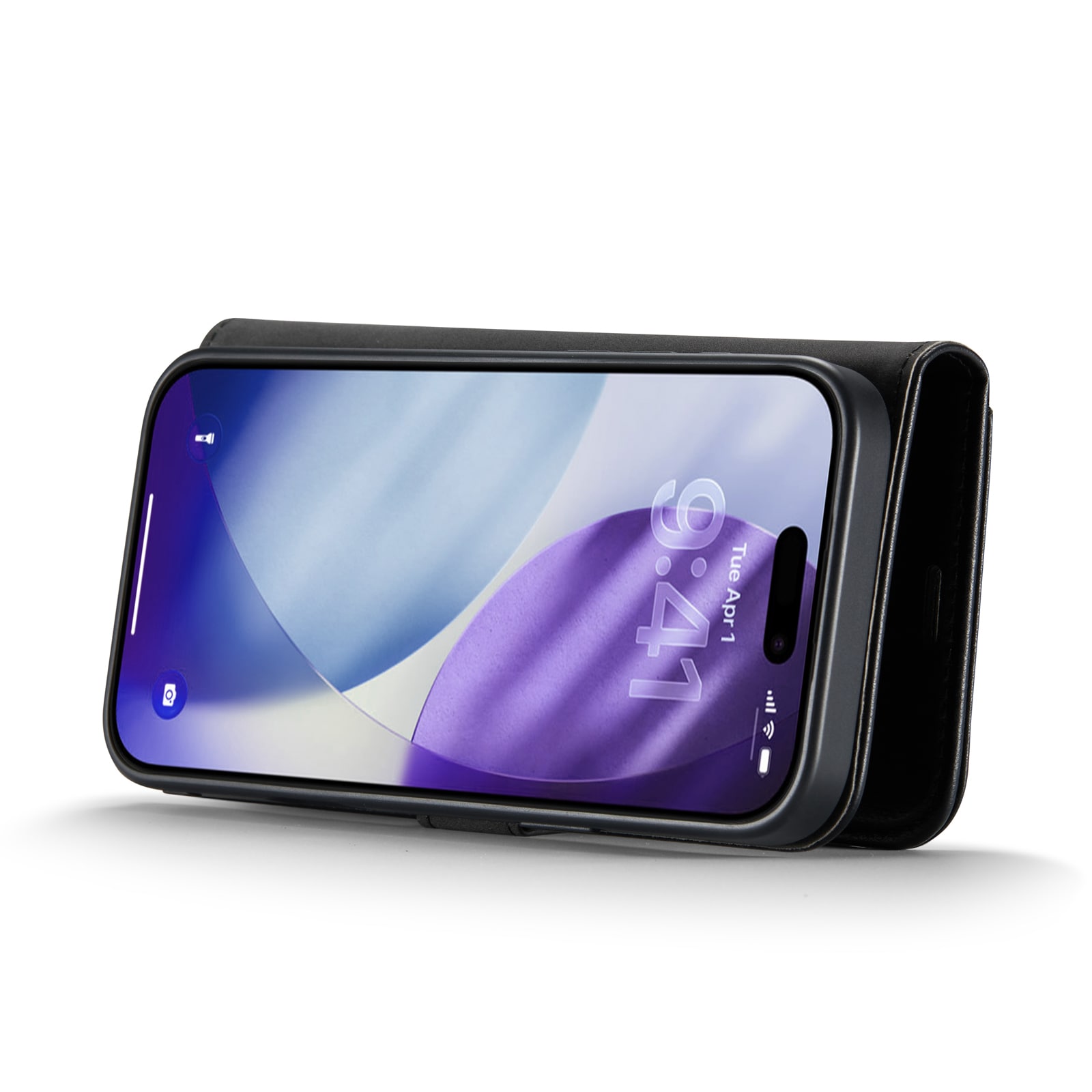 iPhone 17 Pro Pungetui med aftageligt cover, Black