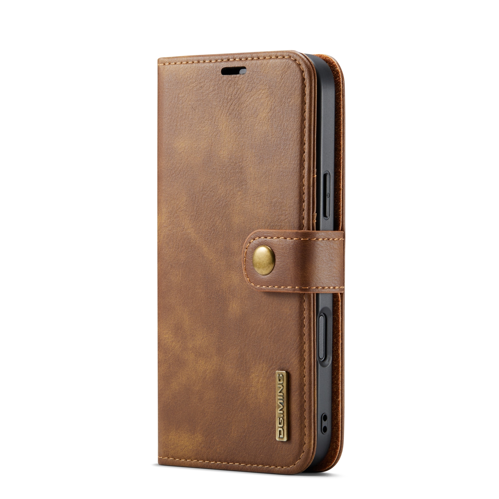 iPhone 17 Pro Pungetui med aftageligt cover, Cognac