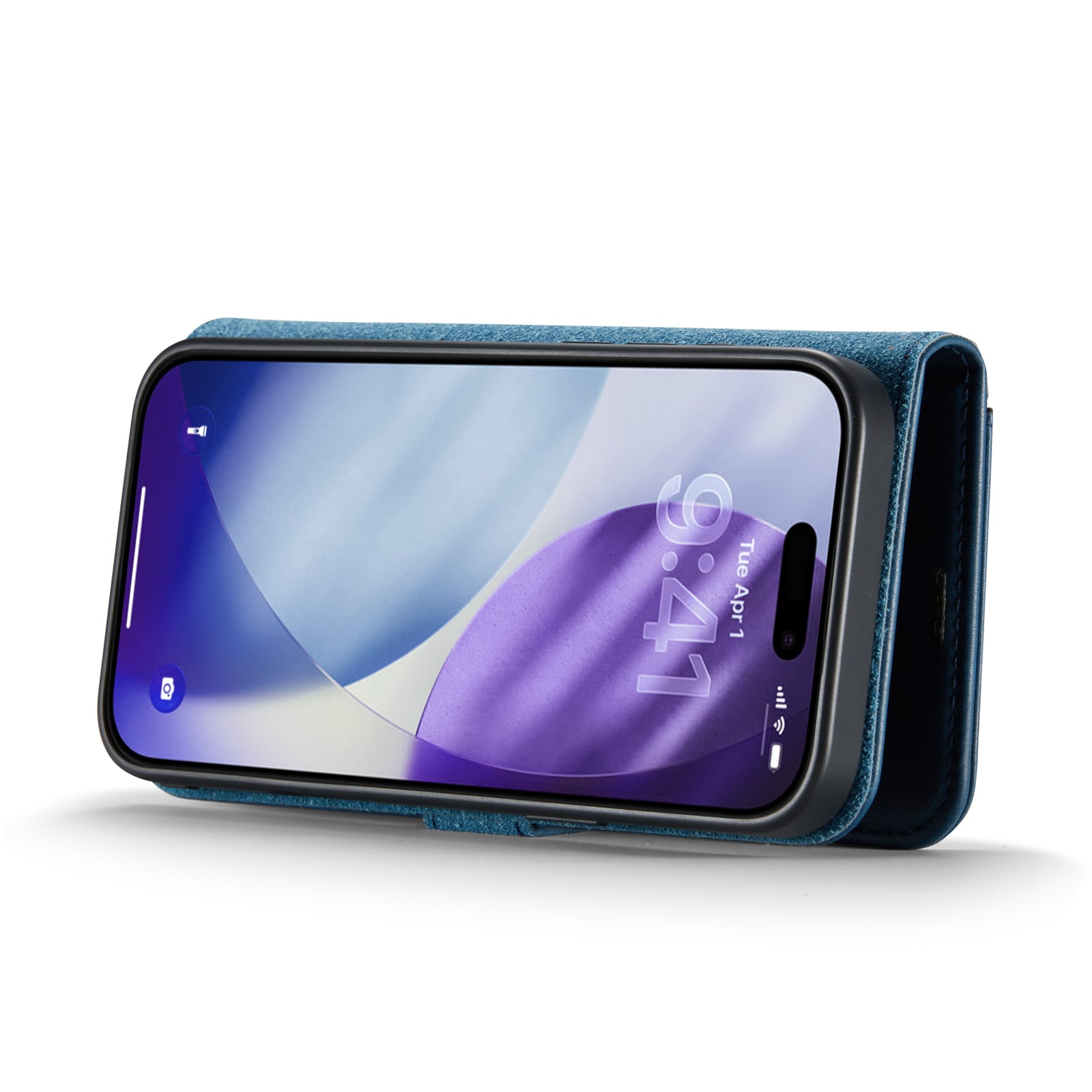 iPhone 17 Pro Pungetui med aftageligt cover, Blue