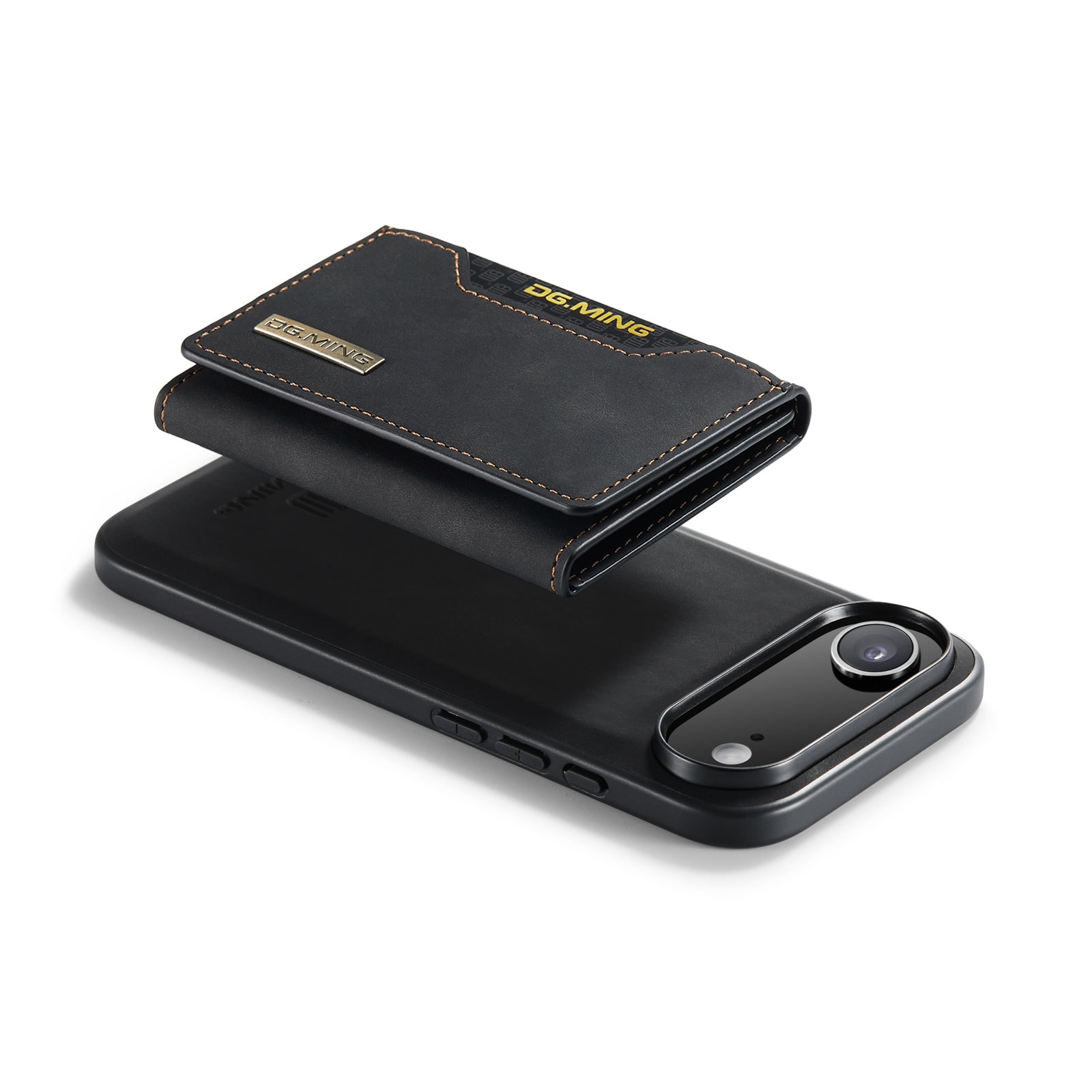 iPhone 17 Air Cover med aftagelig pung, Sort
