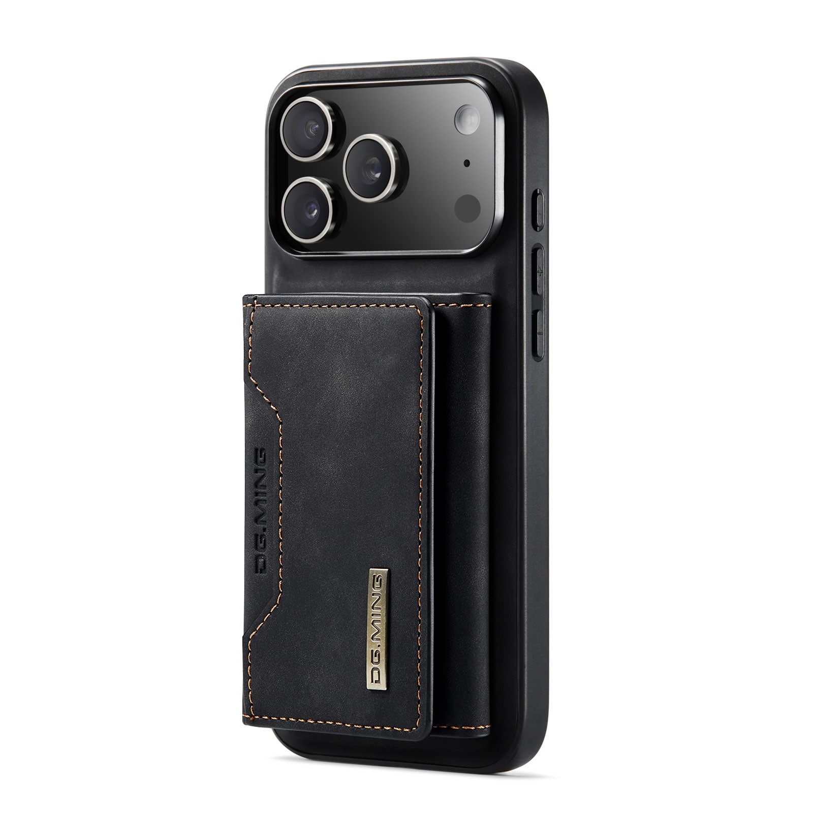 iPhone 17 Pro Cover med aftagelig pung, Sort