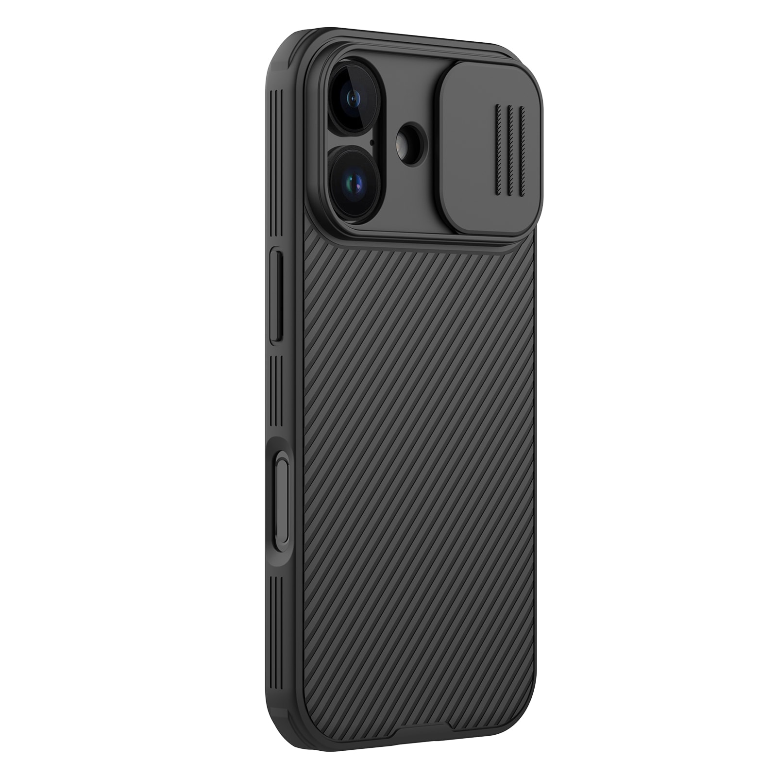 iPhone 17 MagSafe-cover med kamerabeskyttelse - CamShield, Sort