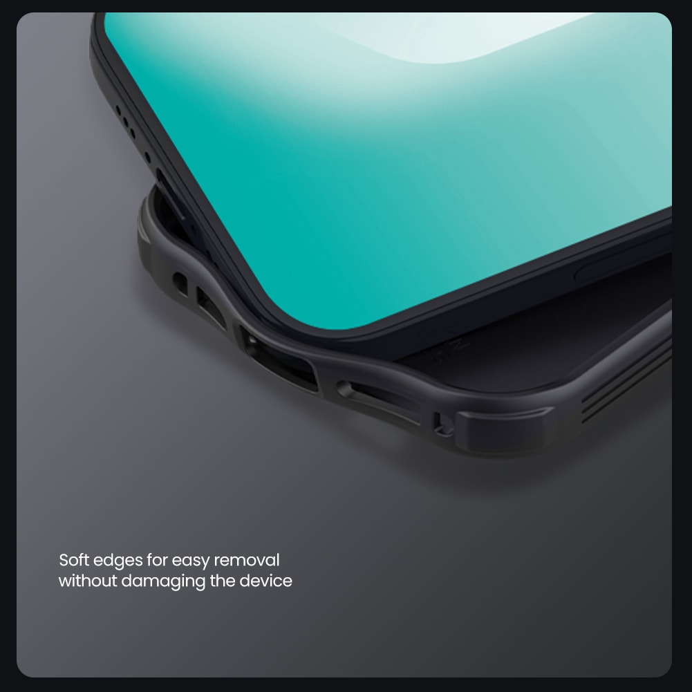 iPhone 17 MagSafe-cover med kamerabeskyttelse - CamShield, Sort