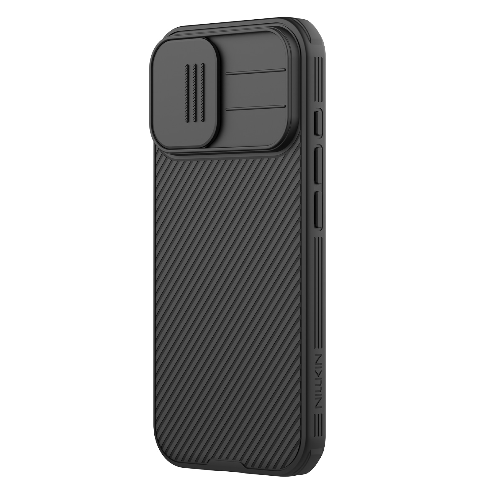 iPhone 17 MagSafe-cover med kamerabeskyttelse - CamShield, Sort