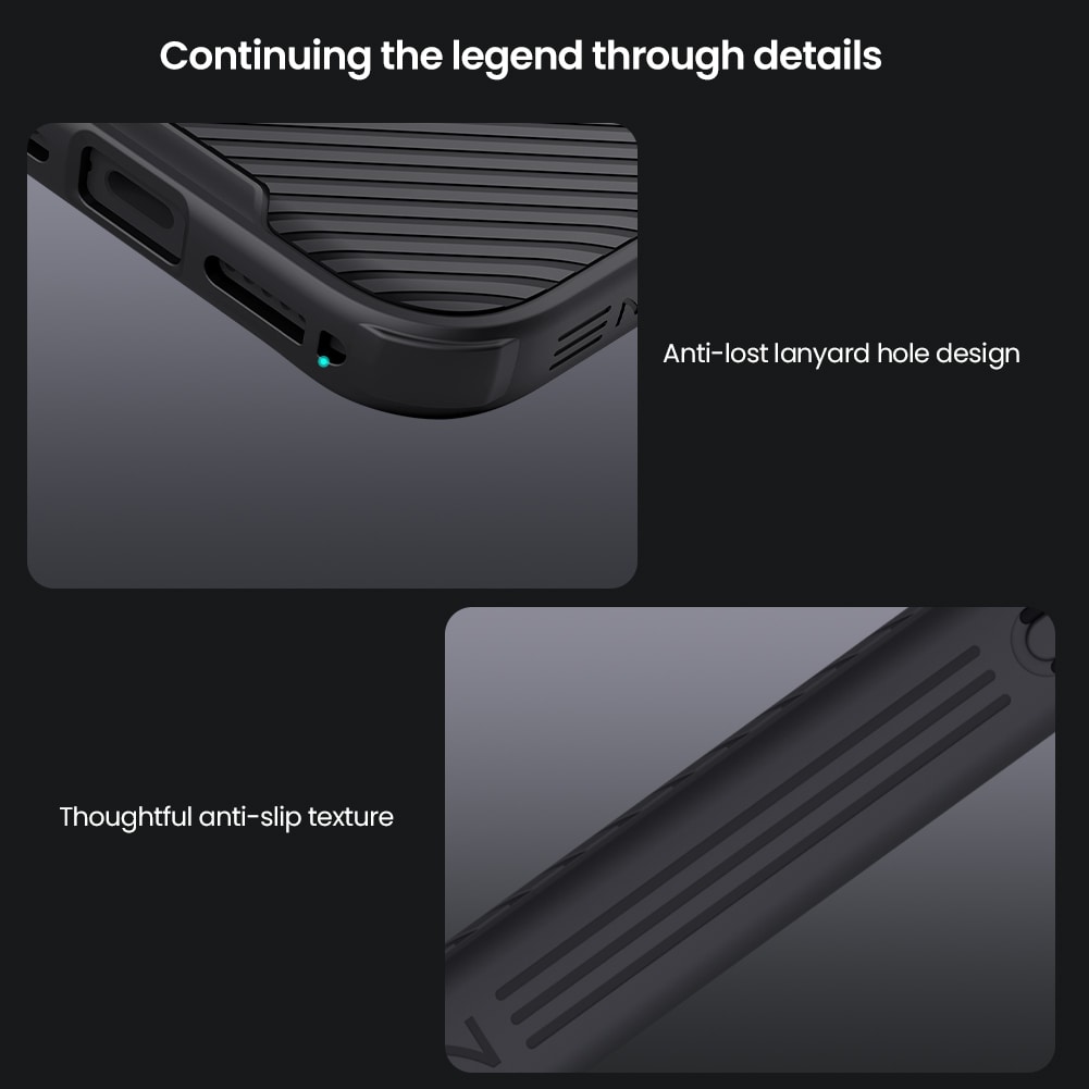 iPhone 17 Pro MagSafe-cover med kamerabeskyttelse - CamShield, Sort