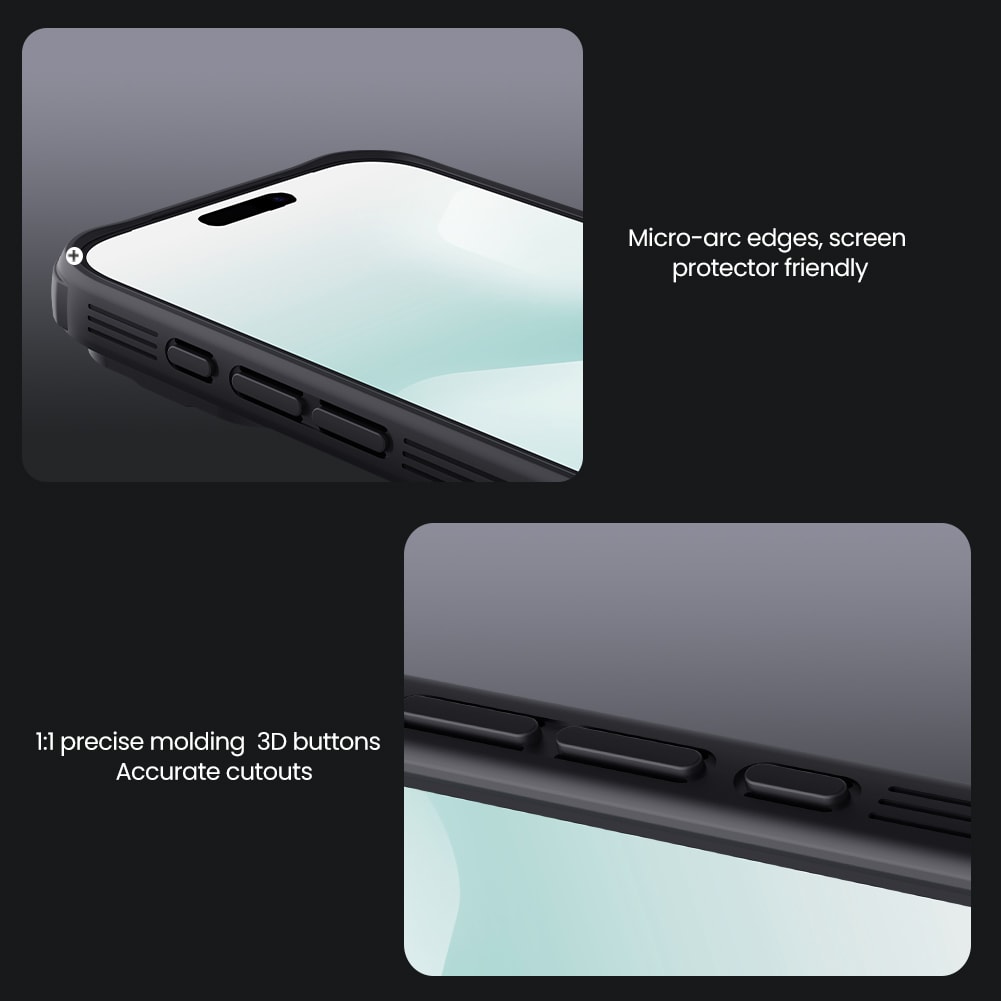 iPhone 17 Pro MagSafe-cover med kamerabeskyttelse - CamShield, Sort