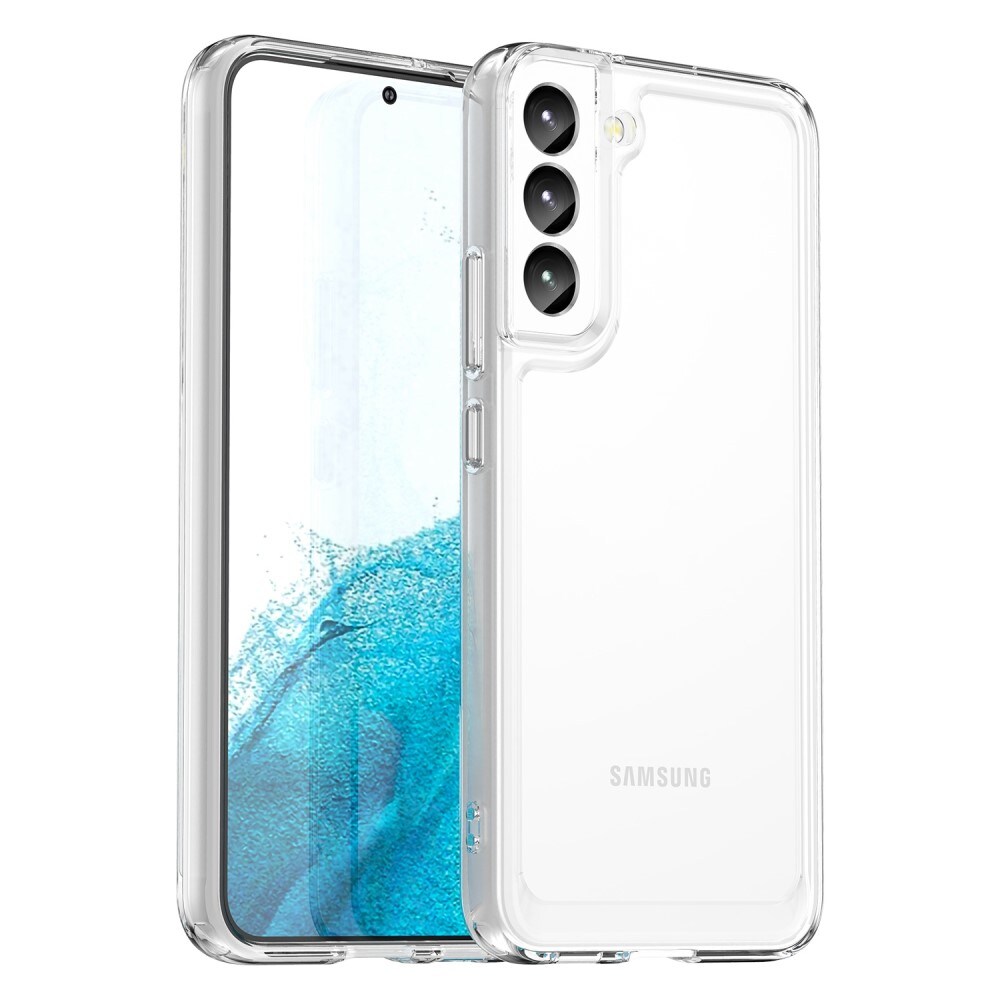 Samsung Galaxy S23 Crystal Hybrid-cover, Gennemsigtig