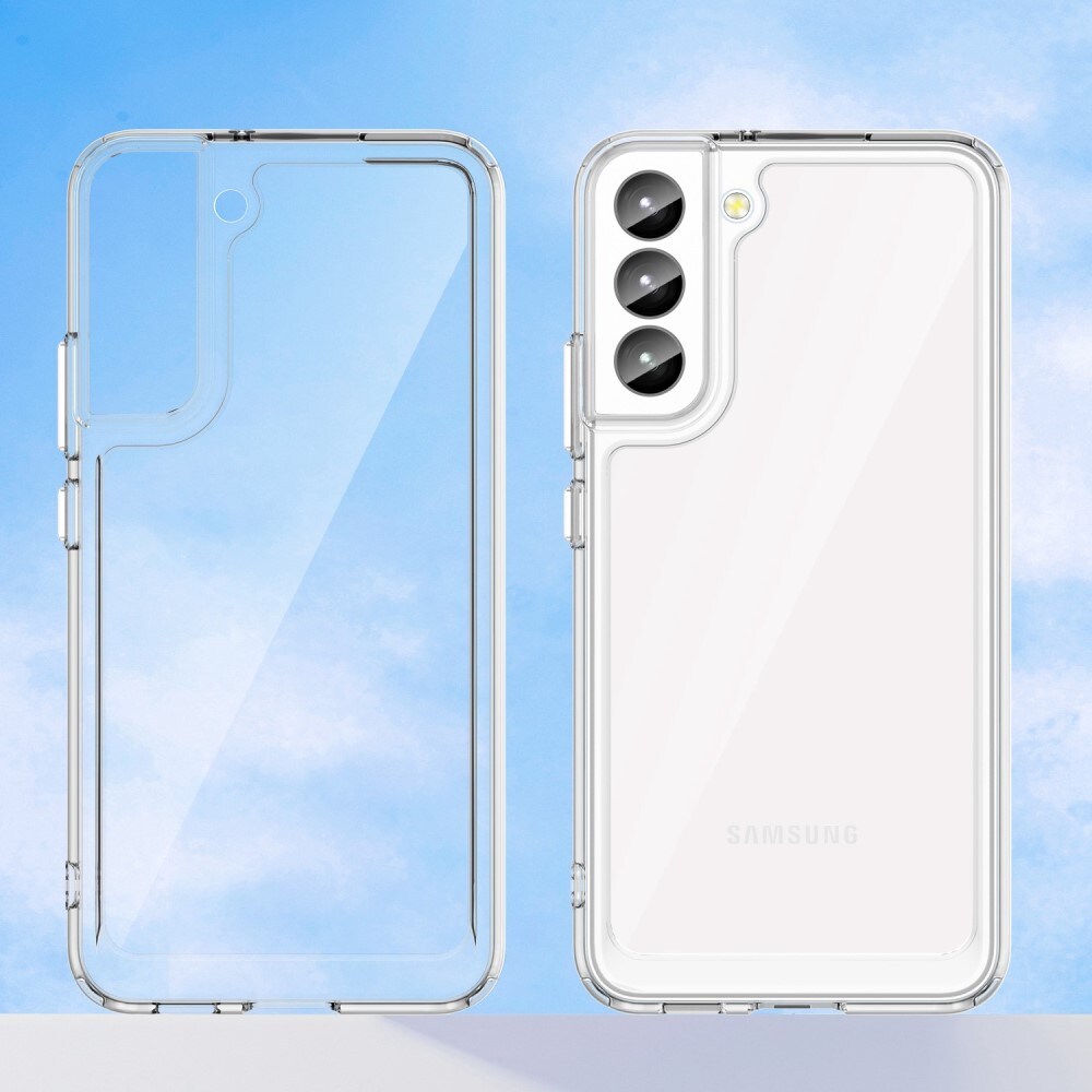 Samsung Galaxy S23 Crystal Hybrid-cover, Gennemsigtig