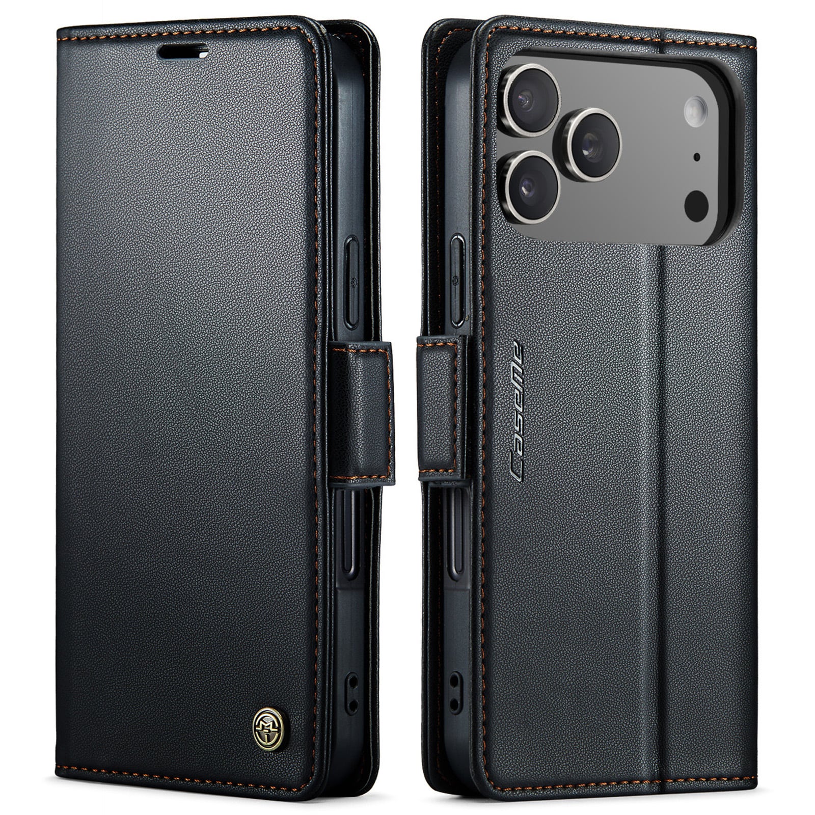 iPhone 17 Pro Slankt RFID-pungetui, Sort