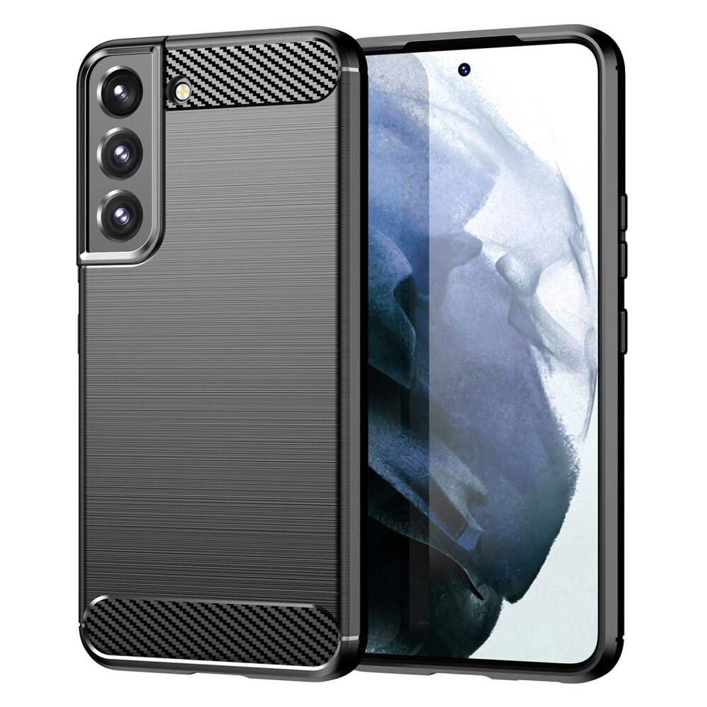 Samsung Galaxy S23 TPU-cover Brushed, Sort