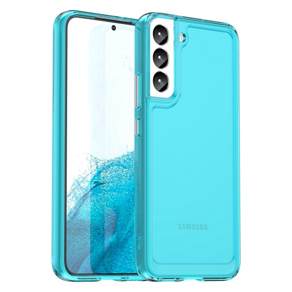 Samsung Galaxy S23 Plus Crystal Hybrid-cover, Blå