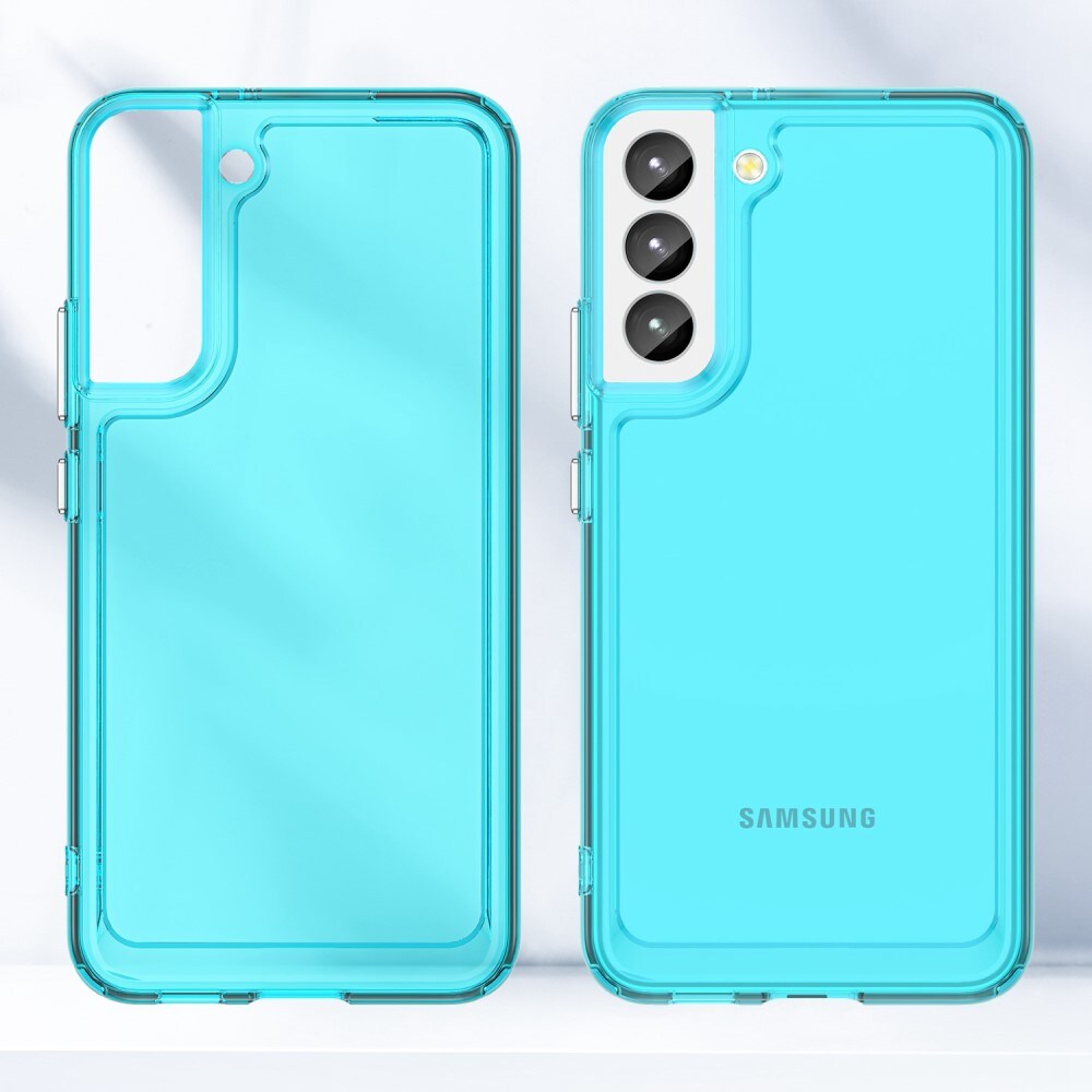 Samsung Galaxy S23 Plus Crystal Hybrid-cover, Blå